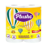 Полотенца бумажные Plushe Light Color, 2 шт/уп