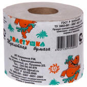 Туалетная бумага Толстушка, однослойная