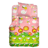 Комплект постельного белья, поплин, 1-спальный