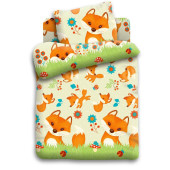 Комплект постельного белья, бязь, 1-спальный