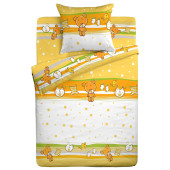 Комплект постельного белья 1,5-спальный, бязь