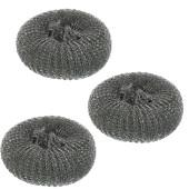 Губка металлическая для посуды, 3 шт/уп