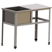 Ванна моечная Оптима, односекционнная со столом