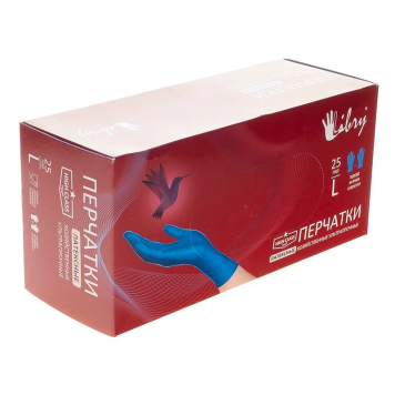 Перчатки латексные ультрапрочные Libry HIGH RISK, 1 пара