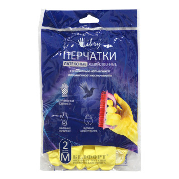 Перчатки хозяйственные Libry, 1 пара 