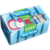 Губка для посуды Чистюля, XL 5 шт/уп